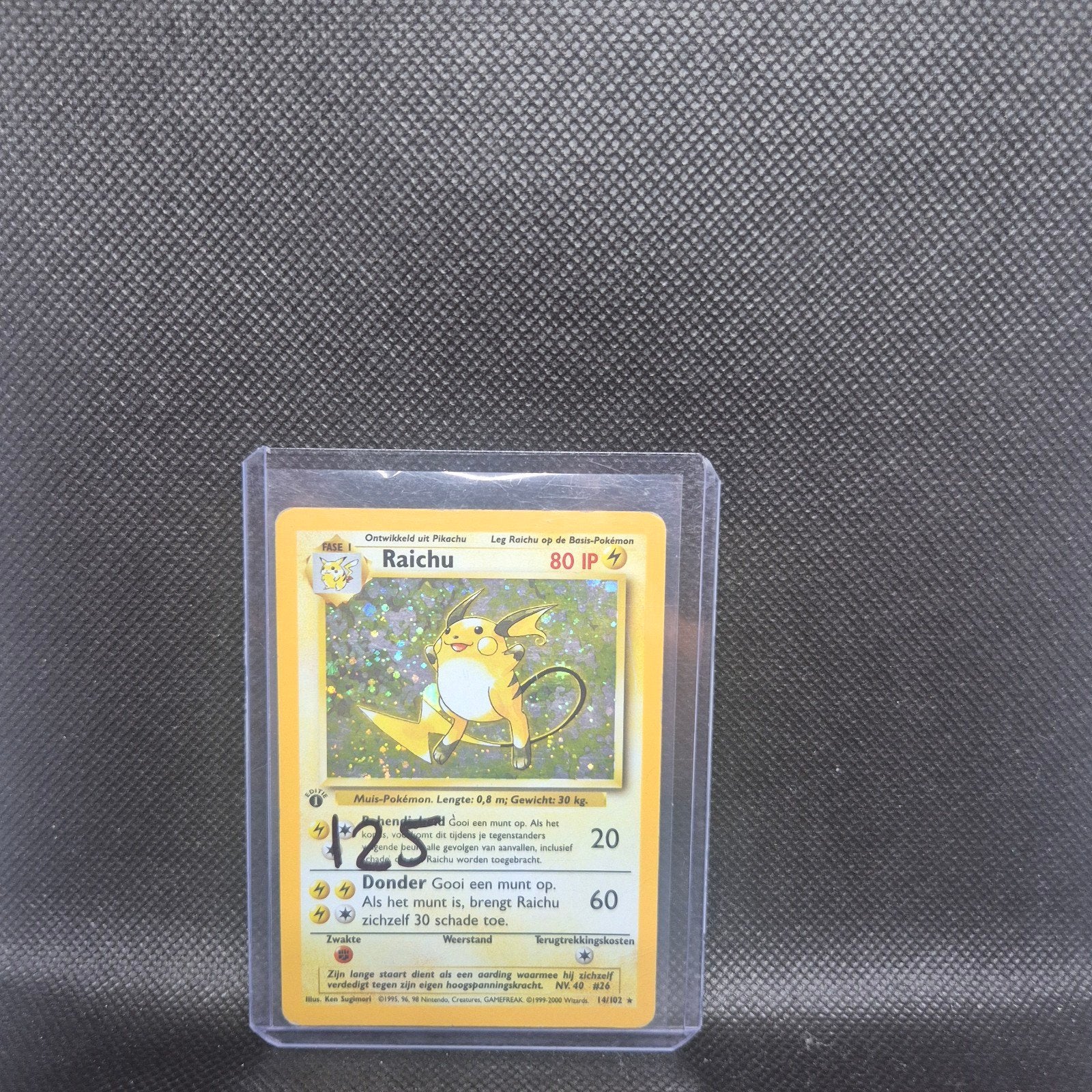 Raichu 1st Edition Base Set, Enlèvement ou Envoi