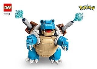 Lego Pokemon 72153 Blastoise - Nieuw!, Lego, Nieuw, Ophalen of Verzenden, Complete set