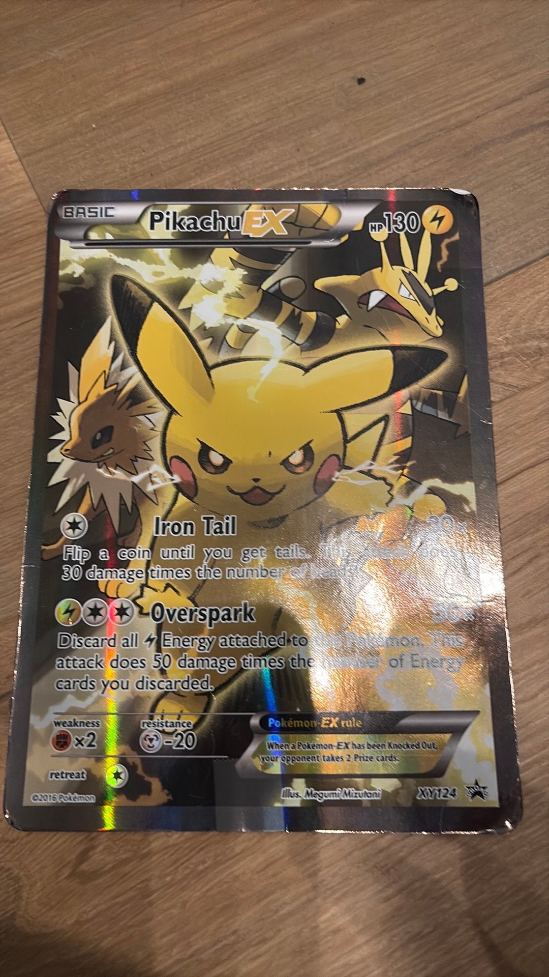 Pikachu EX (carte jumbo), Enlèvement, Utilisé, Cartes en vrac, Foil