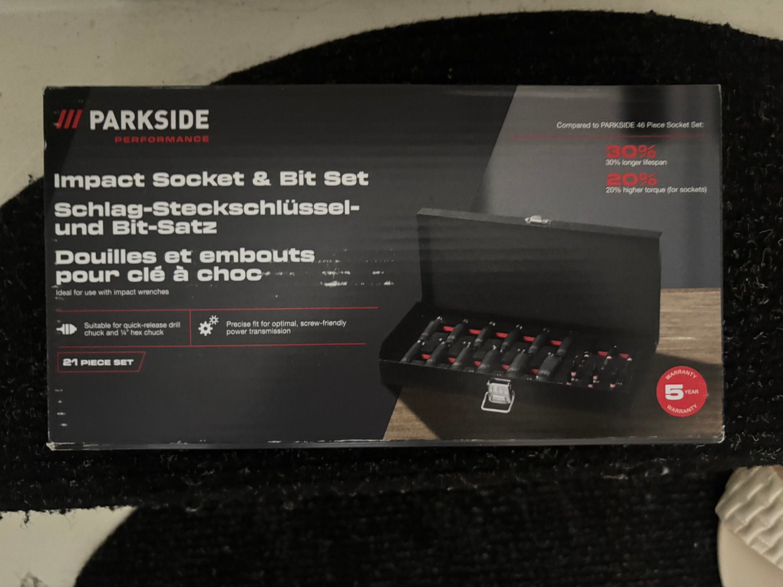 Parkside doppenset, Doe-het-zelf en Bouw, Gereedschap | Handgereedschap, Ophalen, Nieuw, Parkside