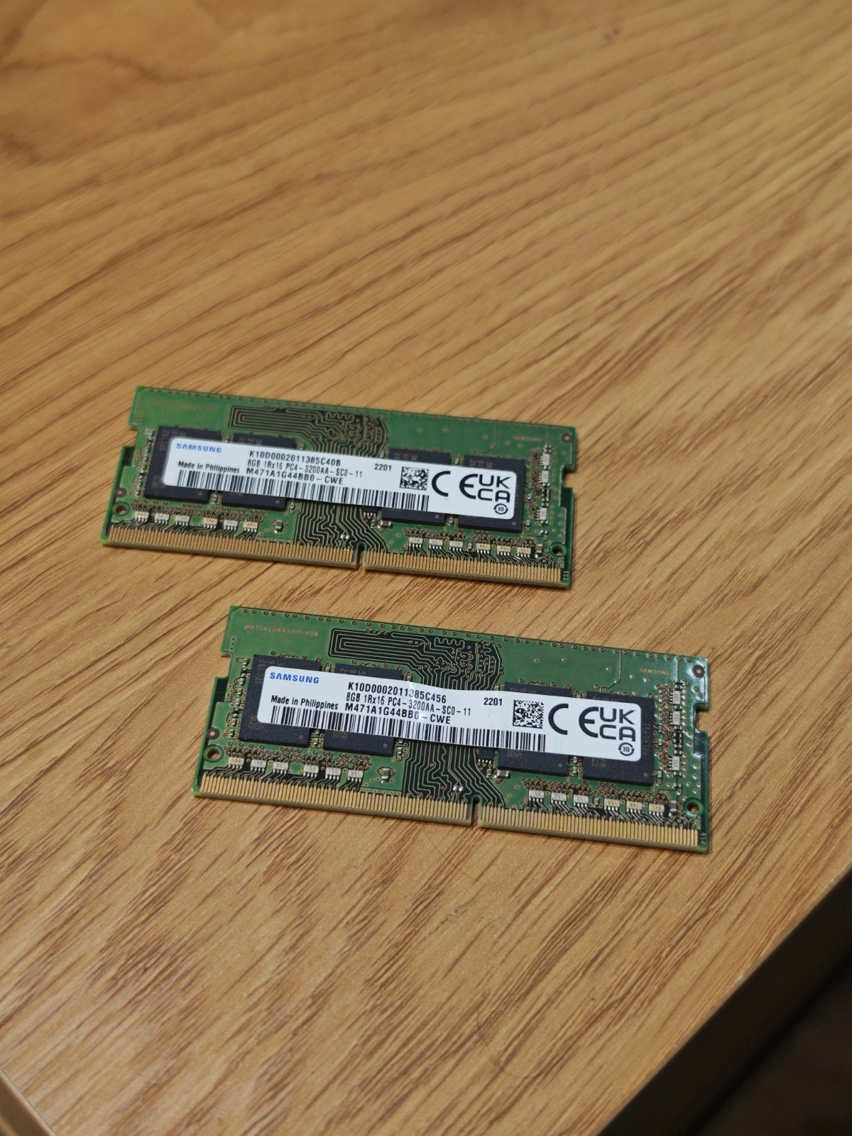 16GB 3200 Mhz Samsung DDR4 SODIMM ram laptop, mini pc, iMac, DDR4, Ophalen of Verzenden, Zo goed als nieuw, Laptop