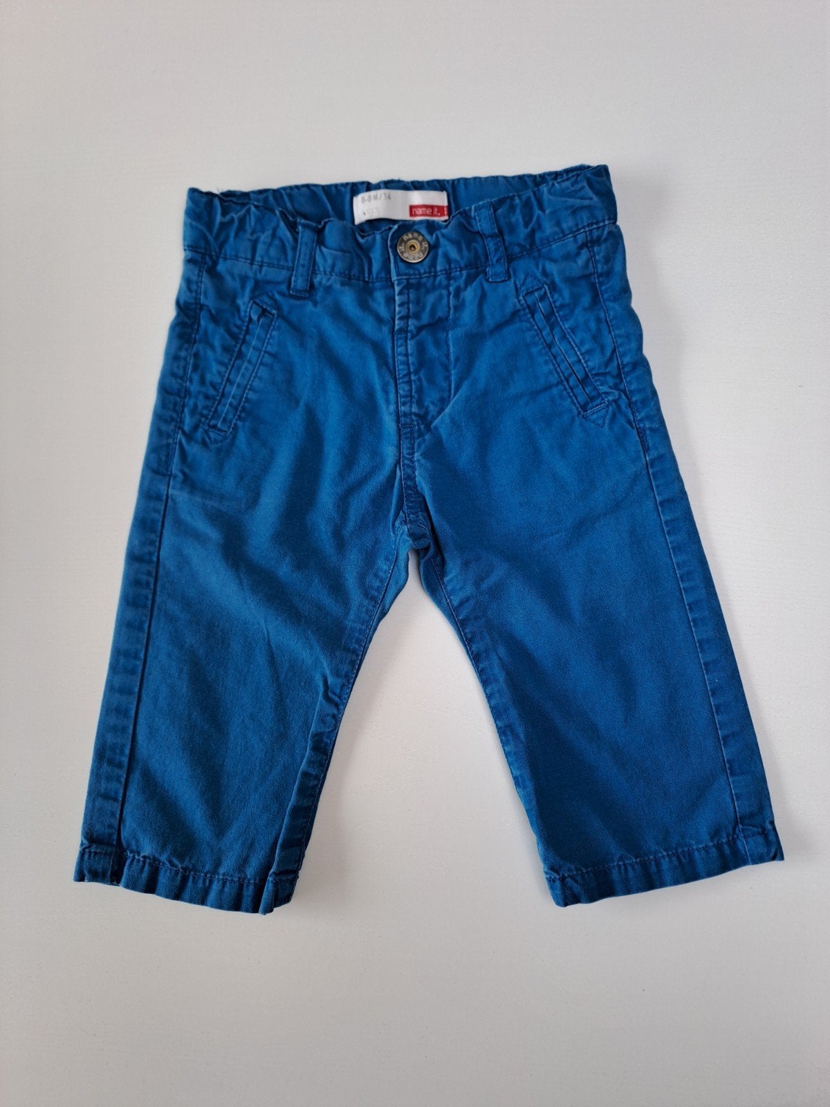 Pantalon chino bleu taille 74, Pantalon, Garçon, Utilisé, Enlèvement ou Envoi