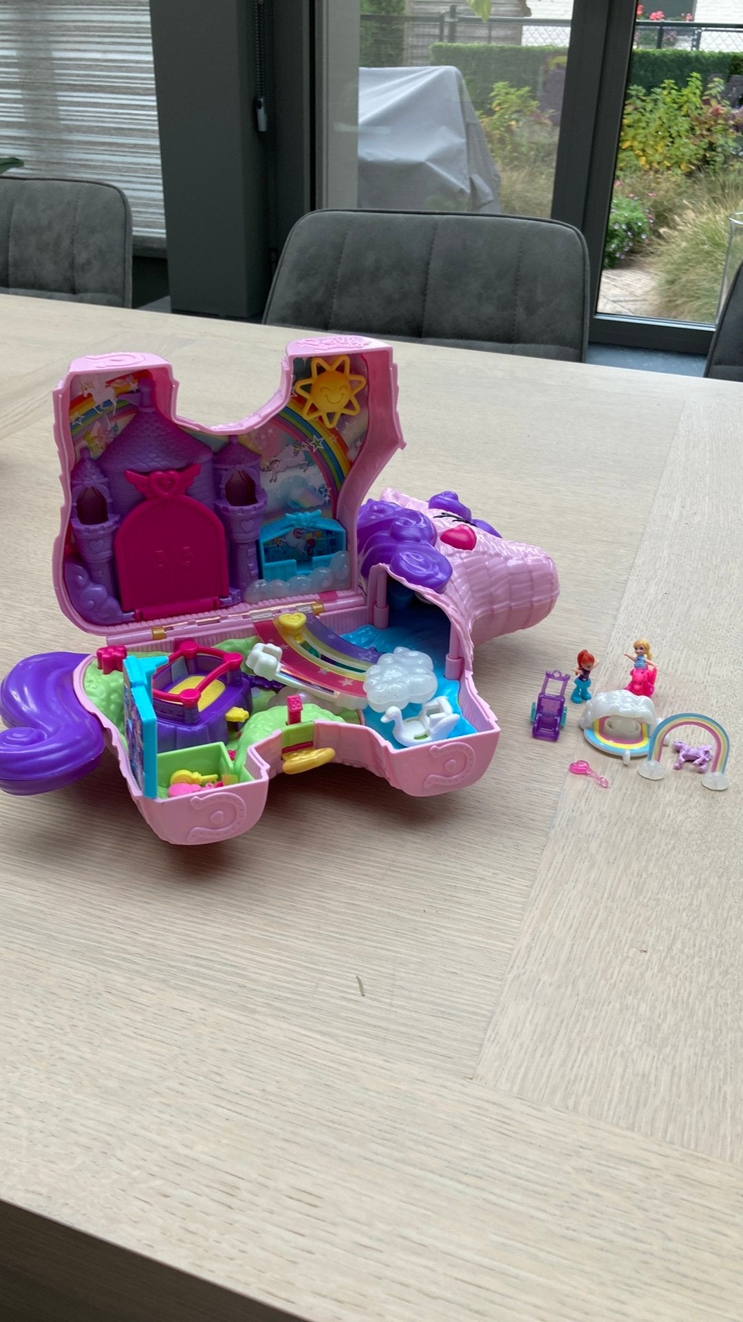 Polly Pocket Eenhoorn partyset, Kinderen en Baby's, Ophalen, Zo goed als nieuw