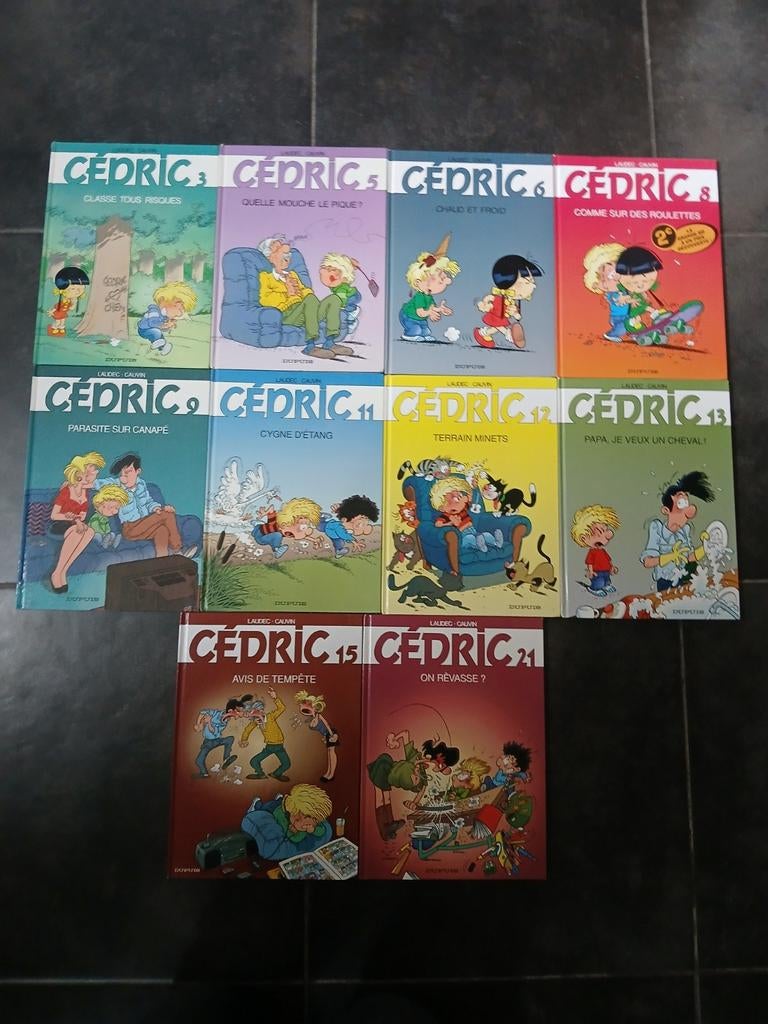 Lot de 10 bd Cedric, Livres, BD, Enlèvement ou Envoi