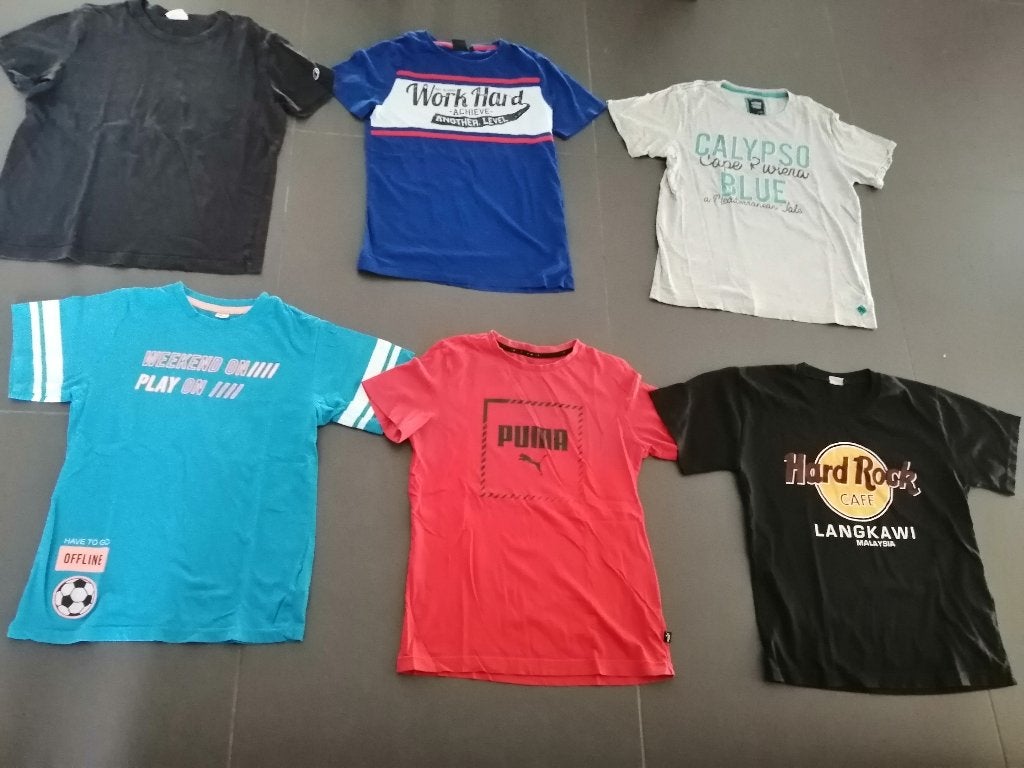 T-shirts jongens 13 jaar maat 158, Enfants & Bébés, Enlèvement ou Envoi, Comme neuf, Garçon, Chemise ou À manches longues