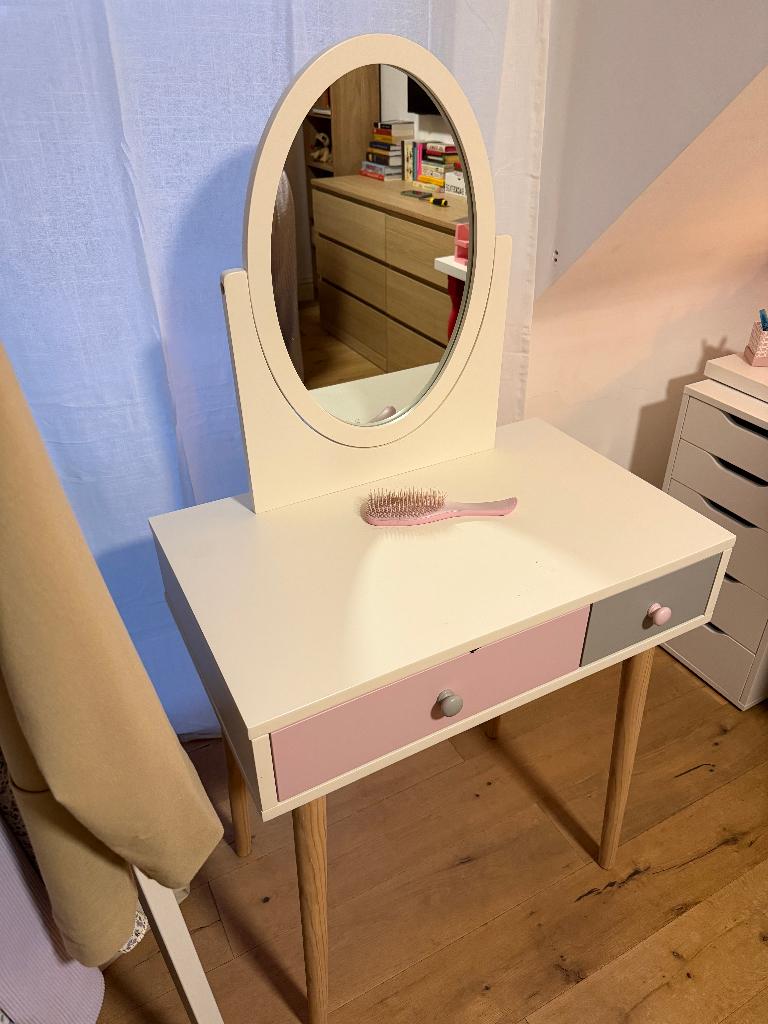 Maison du monde make up tafel, Ophalen, Zo goed als nieuw, Rechthoekig, Overige houtsoorten