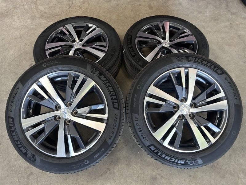 18 inch originele Detroit velgen + zomerbanden Peugeot 3008, Autos : Pièces & Accessoires, Pneus et Jantes, Pneus été, -, 18 pouces