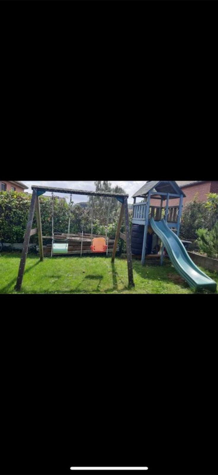 Toboggan et balançoire, Enlèvement, Utilisé, Toboggan