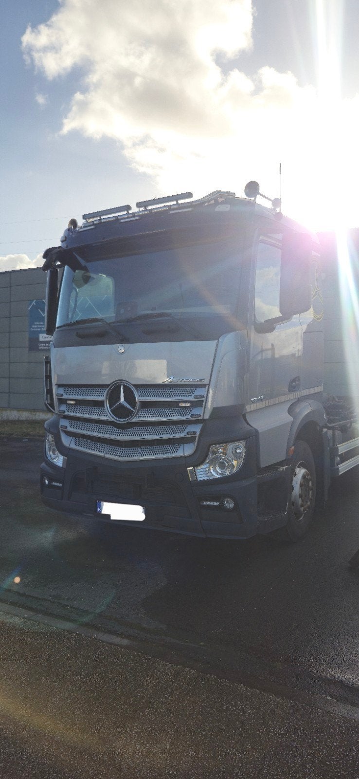Te koop Mercedes Actros mp4 2016 sistem container 19 ton, Particulier, Te koop, Euro 6