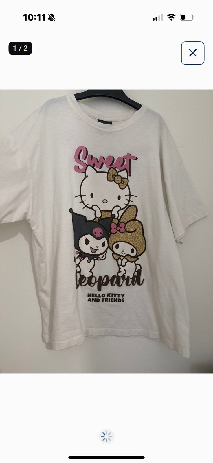 T-shirt Hello Kitty, Enlèvement, Comme neuf