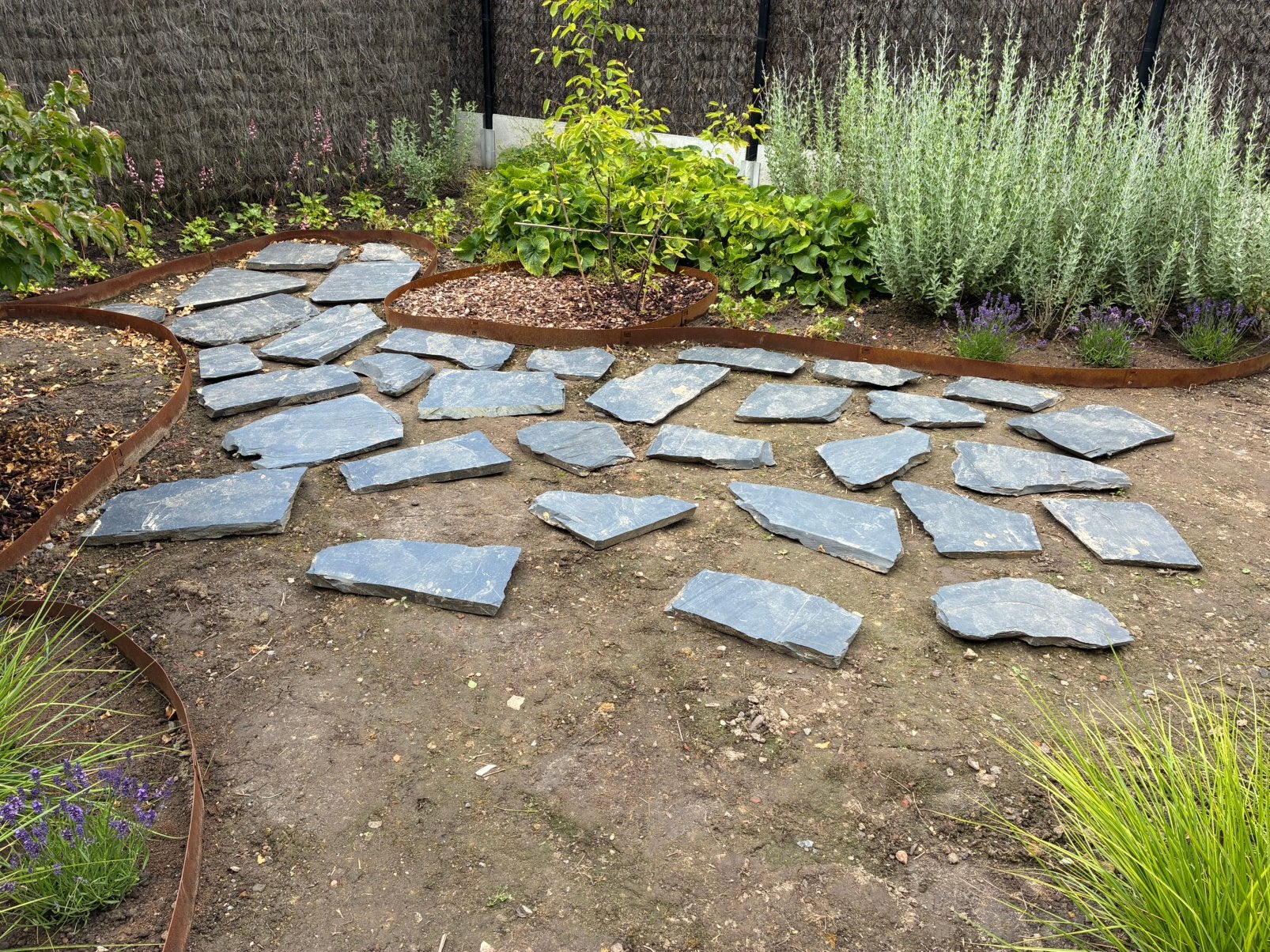 Flagstones (Belgische hardsteen), Ophalen, Nieuw, Terrastegels, Natuursteen