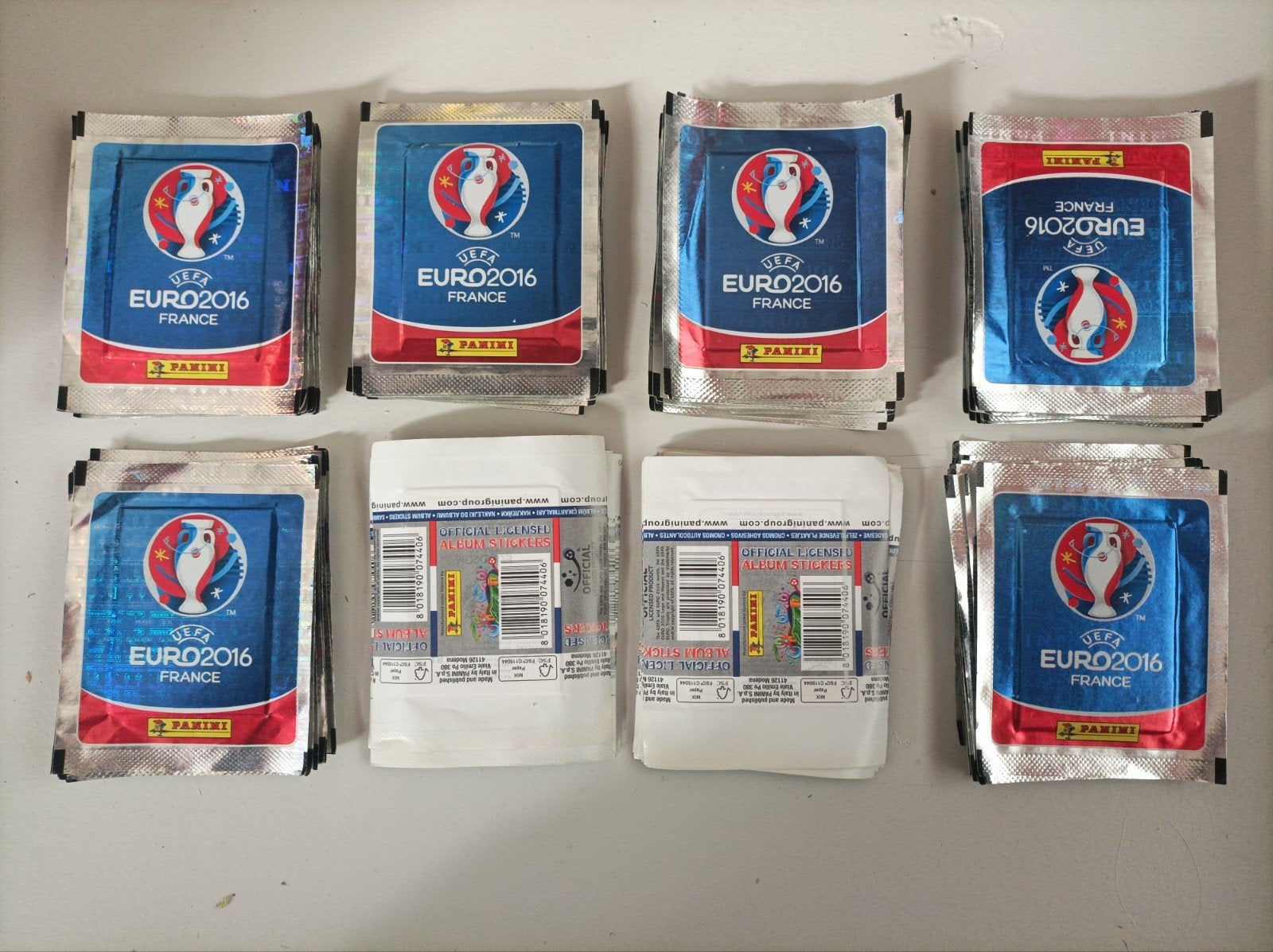 Panini UEFA Euro 2016 France, 77 sacs fermés, Enlèvement ou Envoi