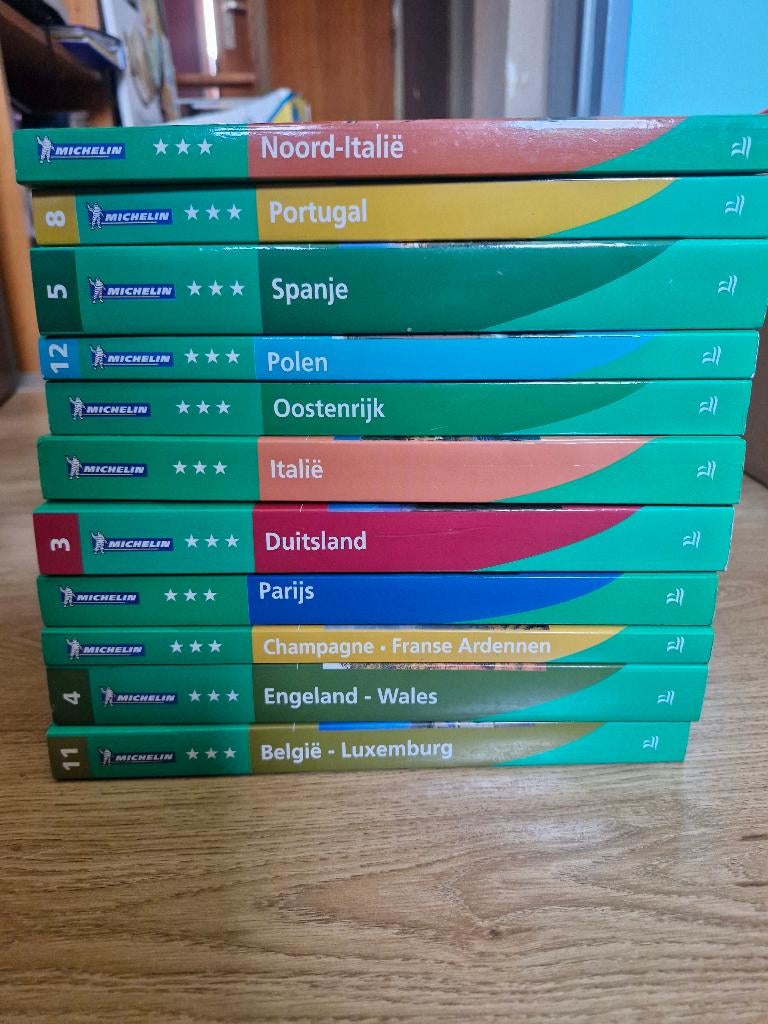 Groene gidsen, Michelin Editions, Europa, Nieuw, Reisgids of -boek