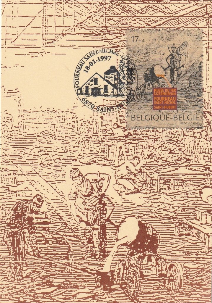Timbre du musée du fer, Timbres & Monnaies, Timbres | Europe | Belgique, Envoi