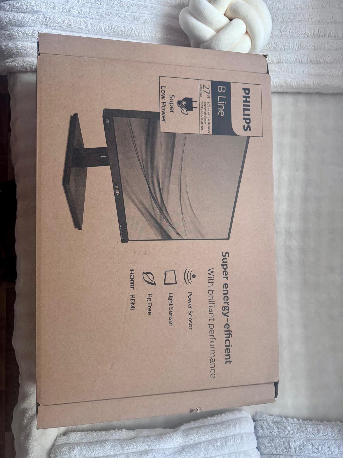 Philips 27 inch monitor nieuw, Draaibaar, Nieuw, 61 t/m 100 Hz, Ophalen