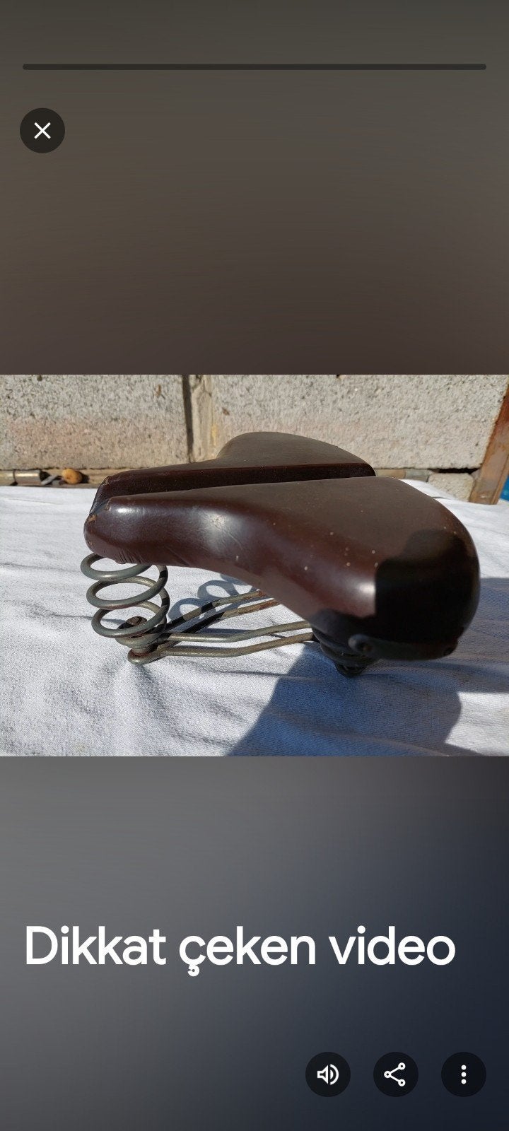Selle de vélo ancienne HYGIA No. 1, Vélos & Vélomoteurs, Enlèvement