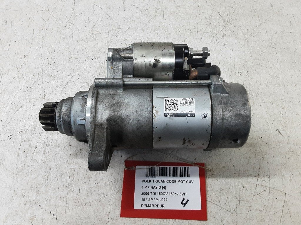 STARTMOTOR Volkswagen Tiguan (5N1 / 2) (02M911024B), Gebruikt, Volkswagen, Mevr. I. Hauben, Rue de l'Espoir 34 34
4030  GRIVEGNÉE, BE