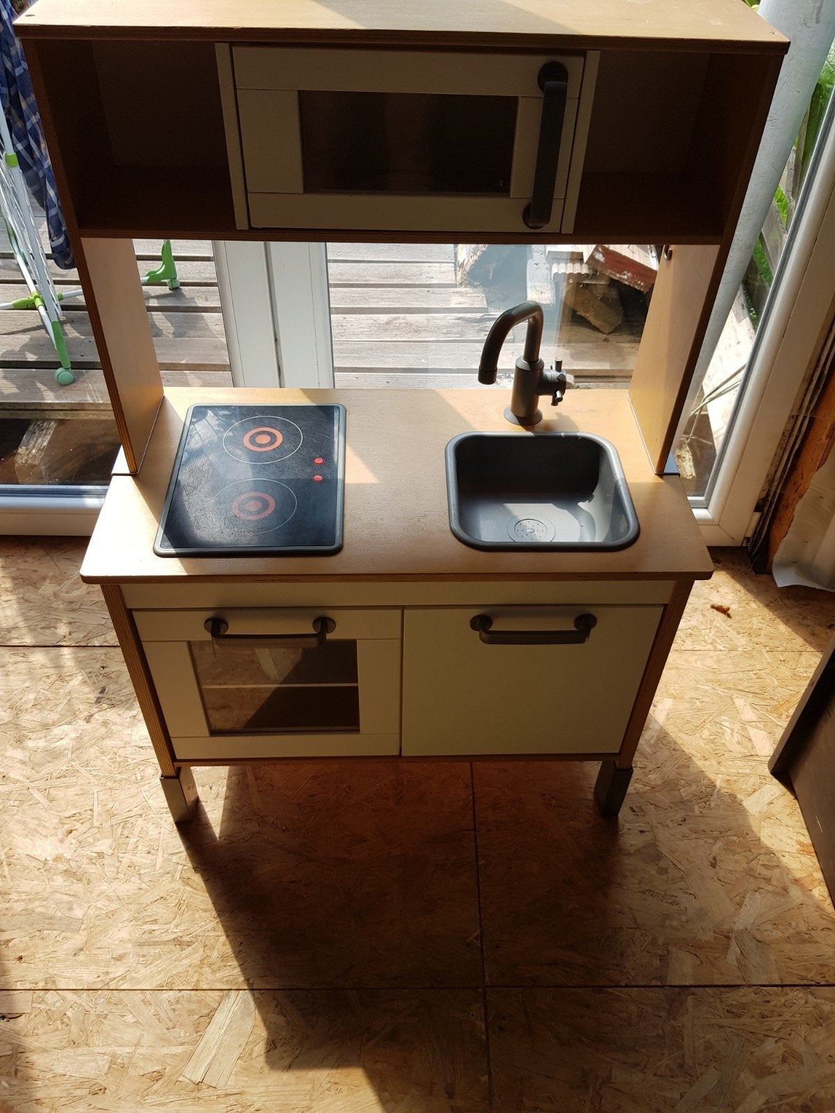 Speelgoedkeuken, Enfants & Bébés, Jouets | Jouer aux cuisines, Enlèvement, Comme neuf, Bois, Accessoires de cuisine de jeu