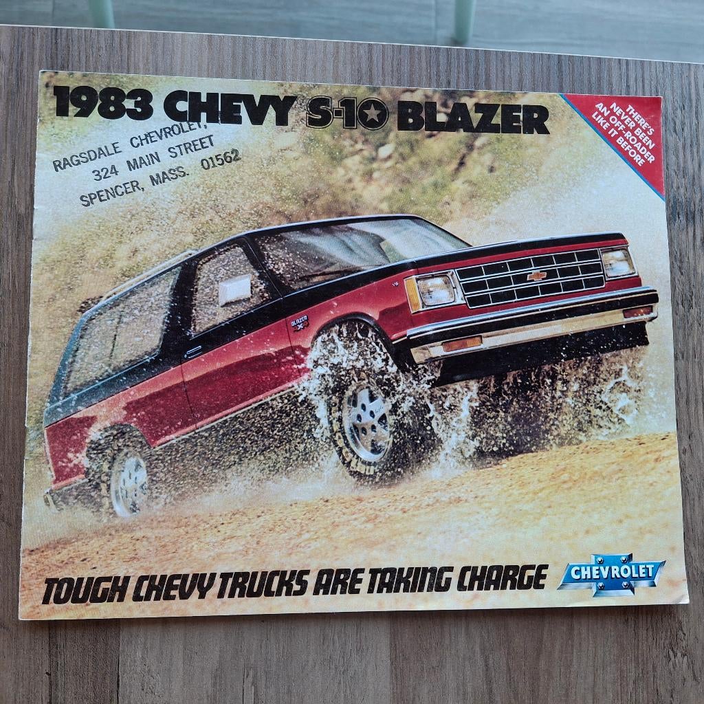 CHEVROLET   1983  CHEVY S-10 BLAZER, Ophalen of Verzenden, Nieuw, Chevrolet