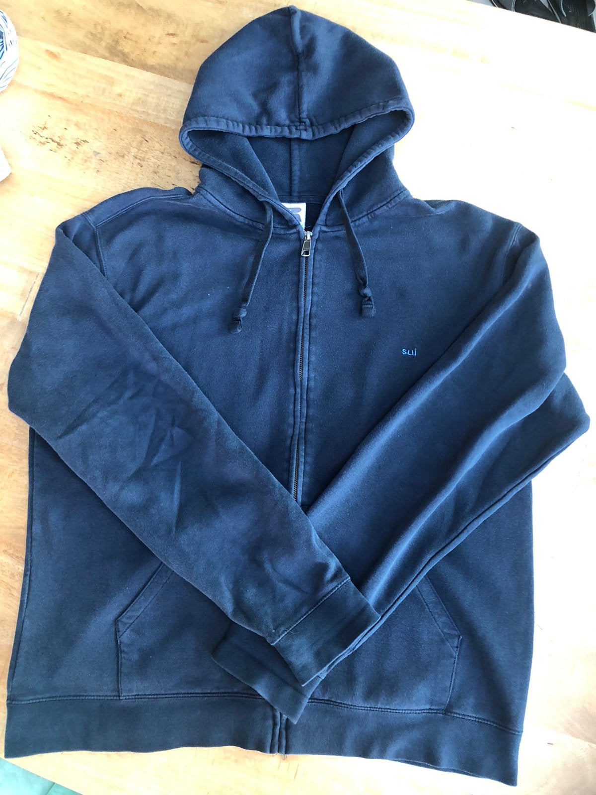 SUI - Hoodie met rits, Kleding | Heren, Truien en Vesten, Ophalen, Gedragen, Overige maten, Blauw