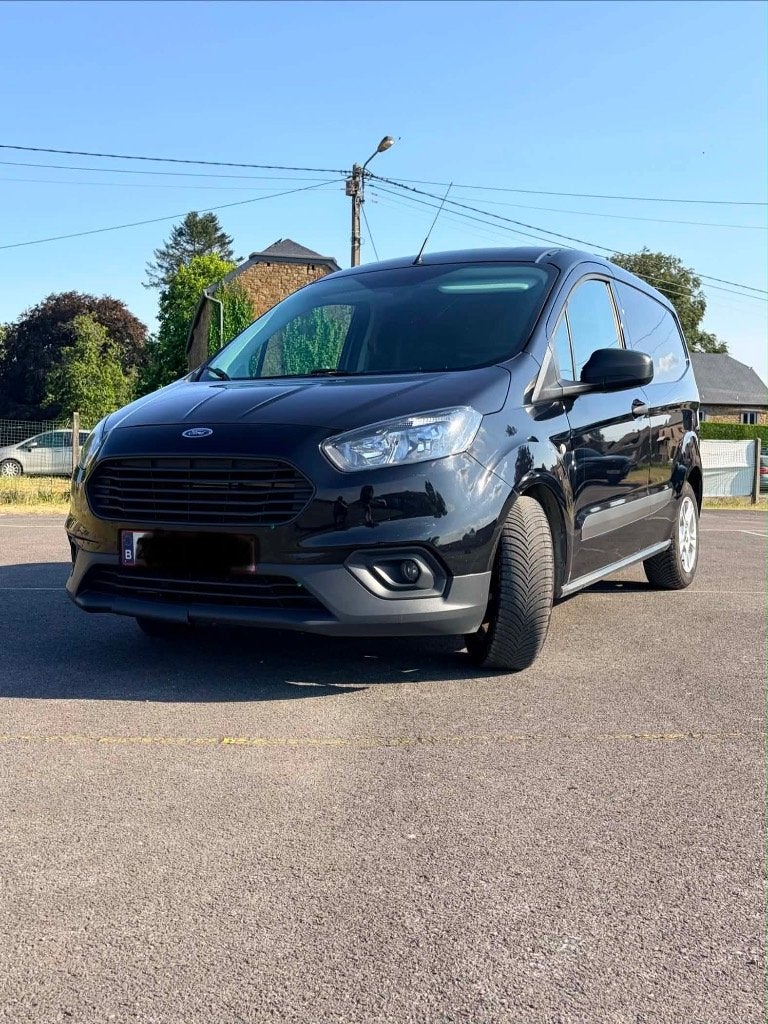 Ford transit courier 1.5 tdci limited euro 6d, Stof, 110 g/km, Zwart, Start-stop-systeem