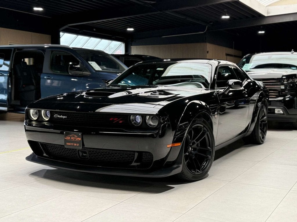 Dodge Challenger SRT SCAT EDITION 392 6.4L HEMI 492cv WIDEBO, Auto's, Automaat, Achterwielaandrijving, Gebruikt, Zwart