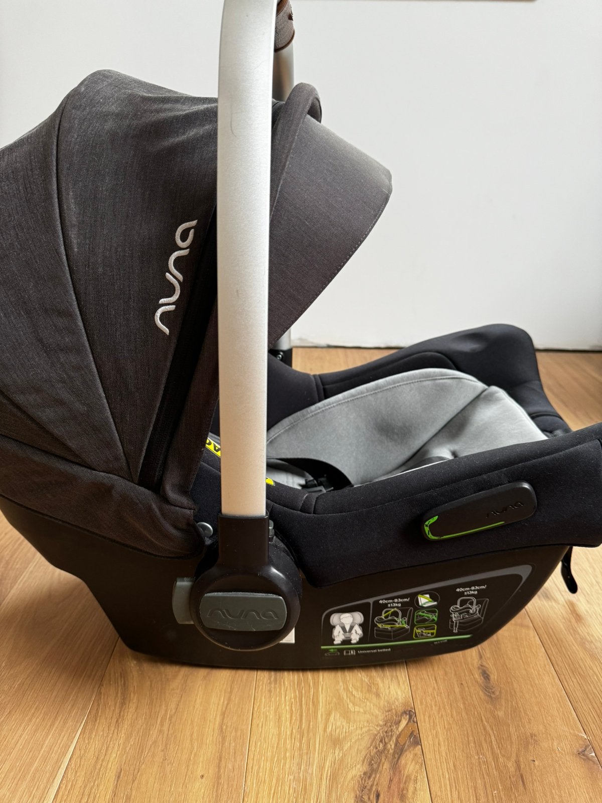 Nuna Pipa Next autostoel + base, Kinderen en Baby's, Autostoeltjes, Ophalen, Gebruikt, Isofix