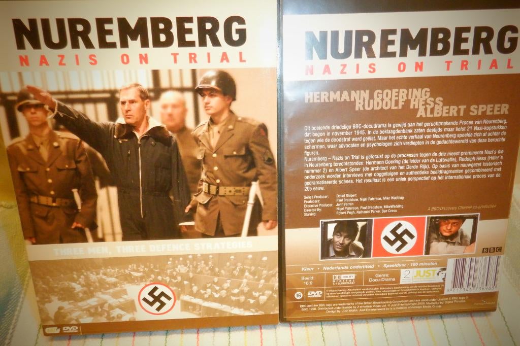 DVD Nurenberg Nazis On Trial., Cd's en Dvd's, Dvd's | Actie, Vanaf 16 jaar, Ophalen of Verzenden, Zo goed als nieuw, Oorlog