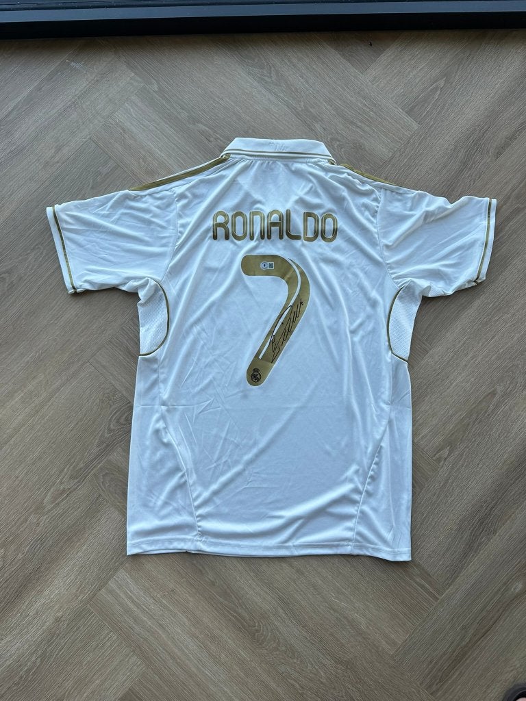 Hand gesigneerd shirt Cristiano Ronaldo, Beckett COA, Verzamelen, Sportartikelen en Voetbal, Ophalen of Verzenden, Nieuw, Shirt