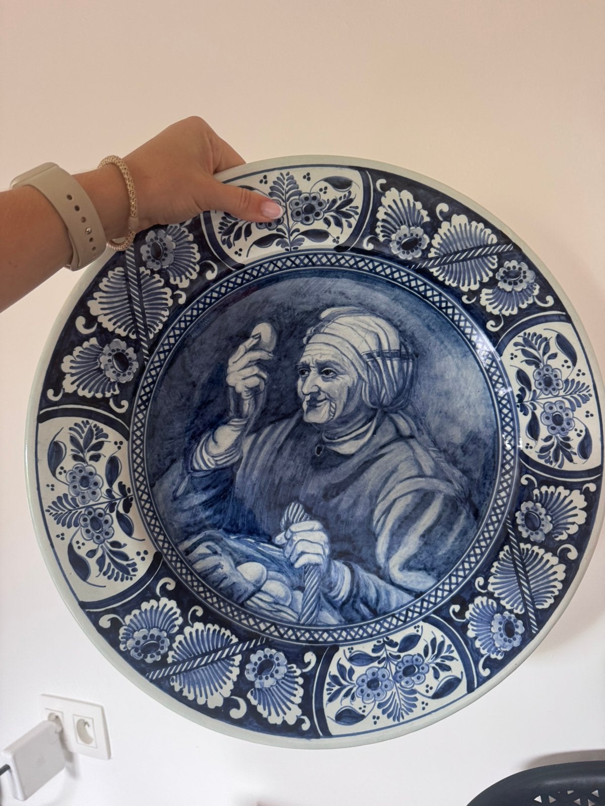 Groot bord - Delft, Ophalen