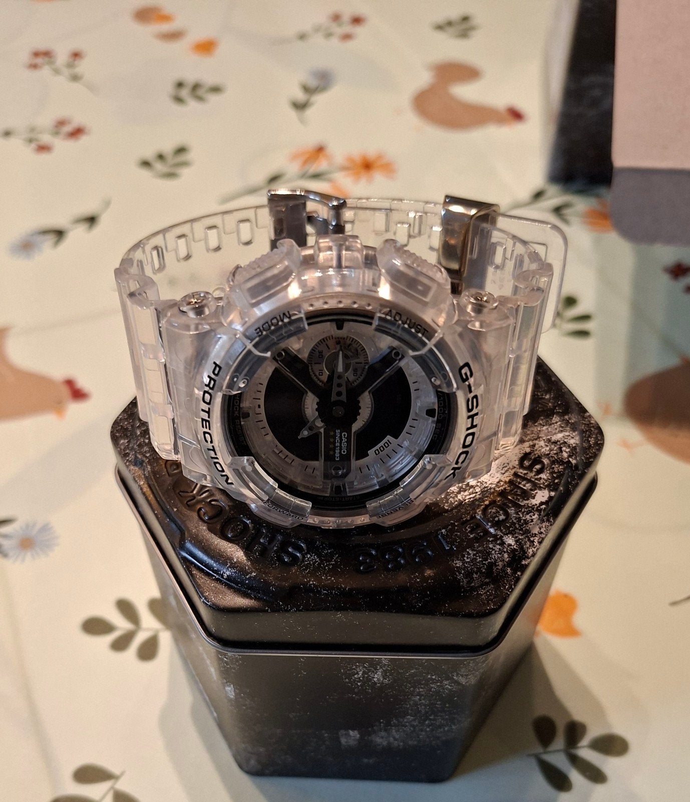 te koop nieuw casio g-shock clear remix 40th anniversary ed, Handtassen en Accessoires, Polshorloge, Overige materialen, Nieuw