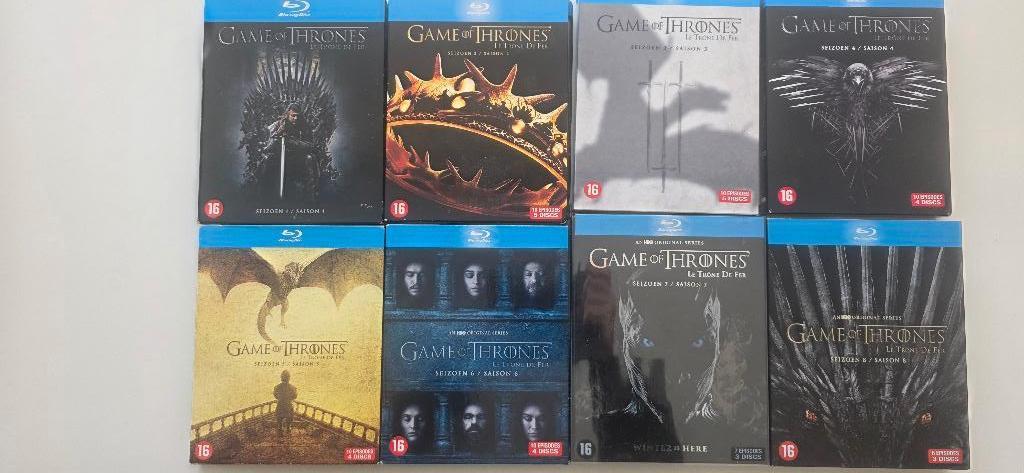 BR - Game of Thrones 1-8 compleet (in aparte seizoenen), Cd's en Dvd's, Ophalen of Verzenden, Zo goed als nieuw, Science Fiction en Fantasy