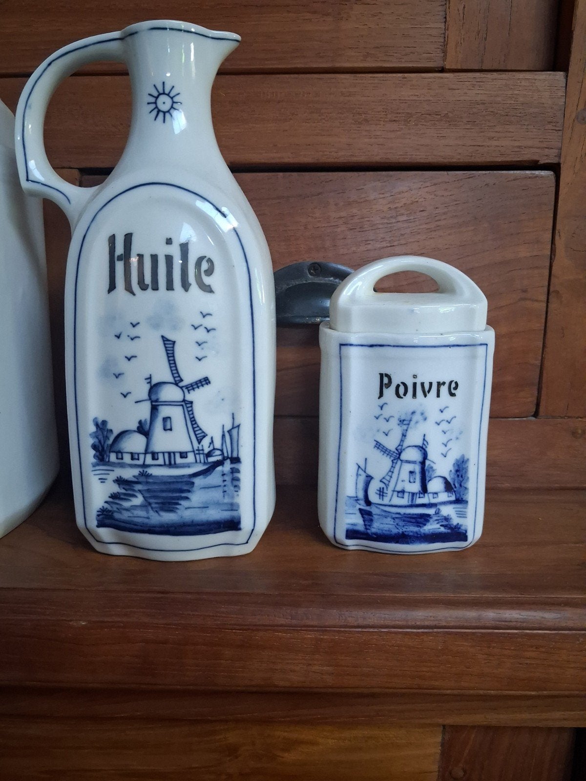 Mooie set potten hollands blauw, Ophalen