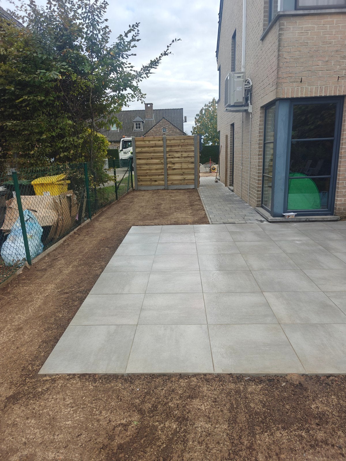 12m2 keramische tegels 60x60x2, Tuin en Terras, Ophalen, Keramiek, Nieuw, 10 m² of meer
