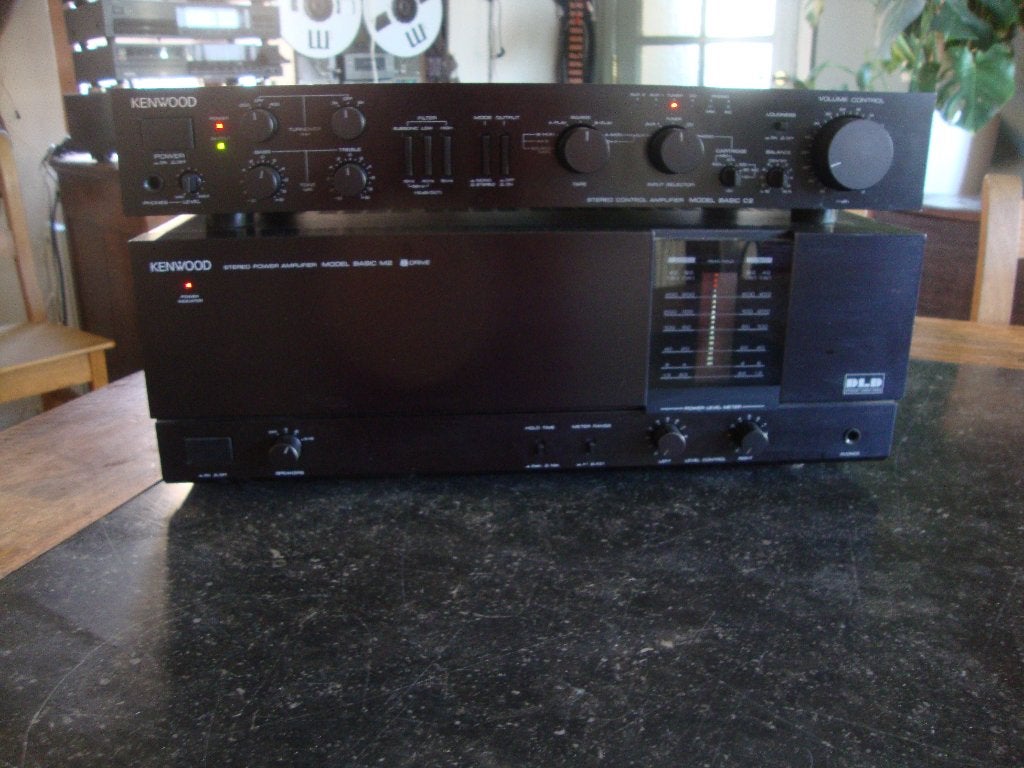 KENWOOD AMPLI  BASIC M2  PREAMPLI C2...RARE..., Enlèvement