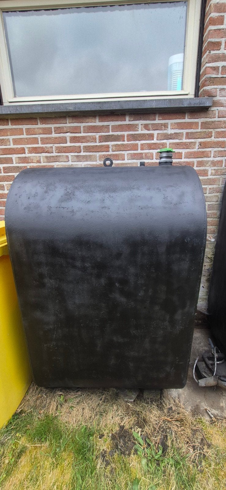 Mazout /stookolie tank, Ophalen