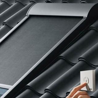 Velux MML elektrische zonnewering buiten, Enlèvement, Neuf, Gris, Fonctionnement électrique