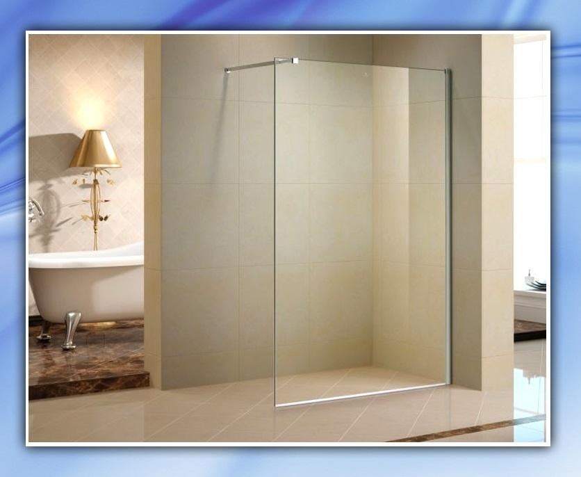 PROMO : Paroi Douche Italienne 120cm Complète Chrome - NEUF, Belgique, Douche, Verre, Info@ebrconcept.be