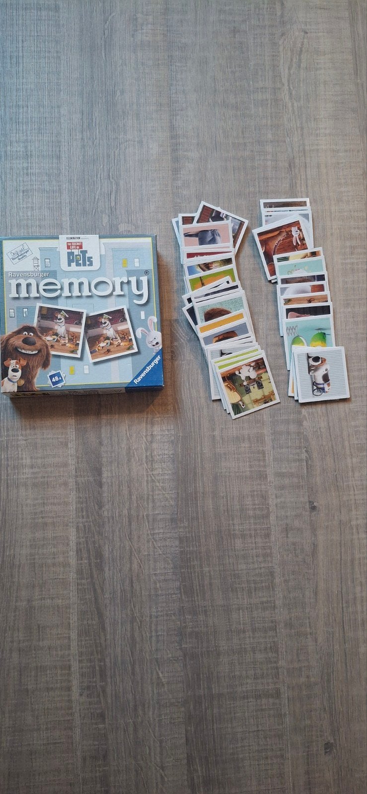 Memory spel dieren - film Pets, Enlèvement ou Envoi