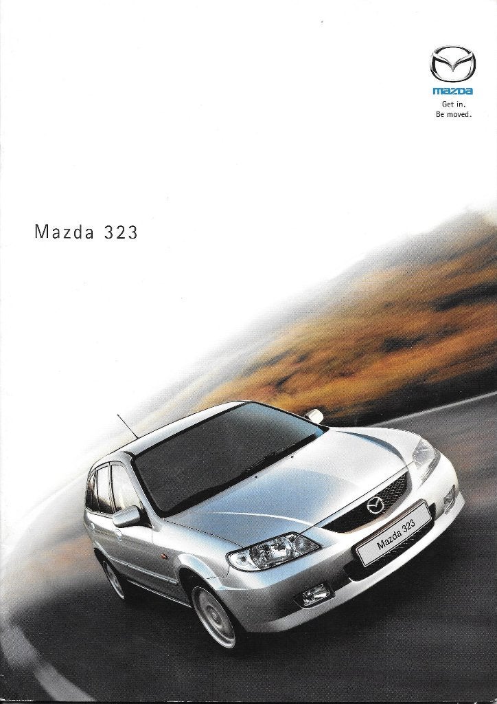 MAZDA 323,  2001, Boeken, Auto's | Folders en Tijdschriften, Ophalen of Verzenden, Zo goed als nieuw, Mazda