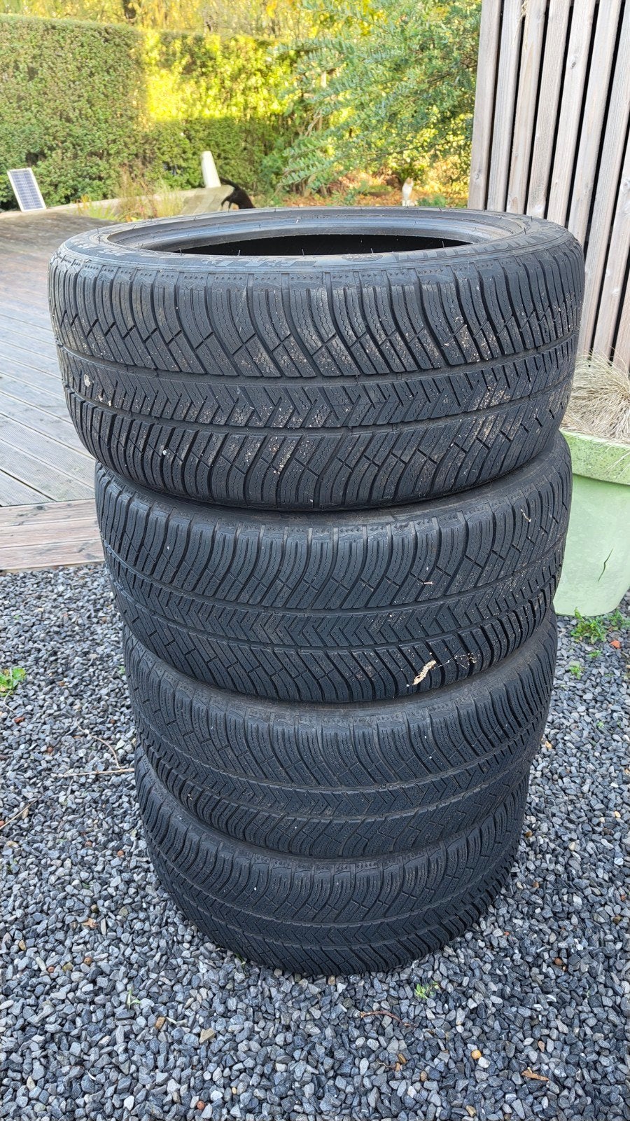 Pneus hiver 255 / 45 R19  (Tesla), Gebruikt, 255 mm, Winterbanden, Band(en)
