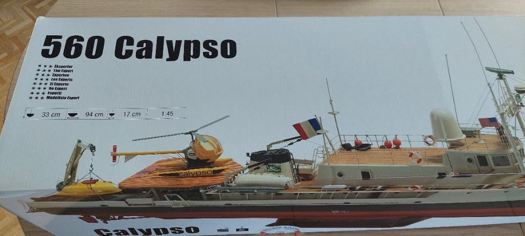 Maquette "Calypso", Ophalen, Nieuw, 1:32 tot 1:50, Overige merken
