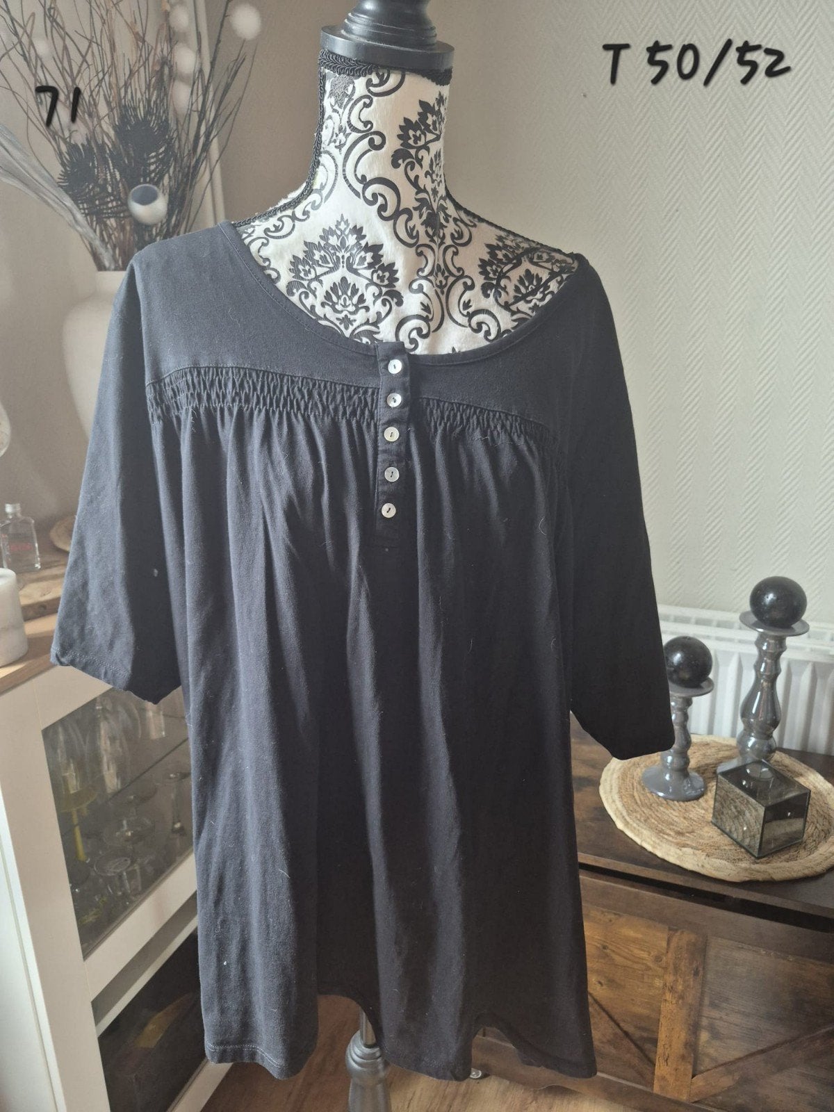 blouse taille 50/52, Enlèvement ou Envoi, Noir
