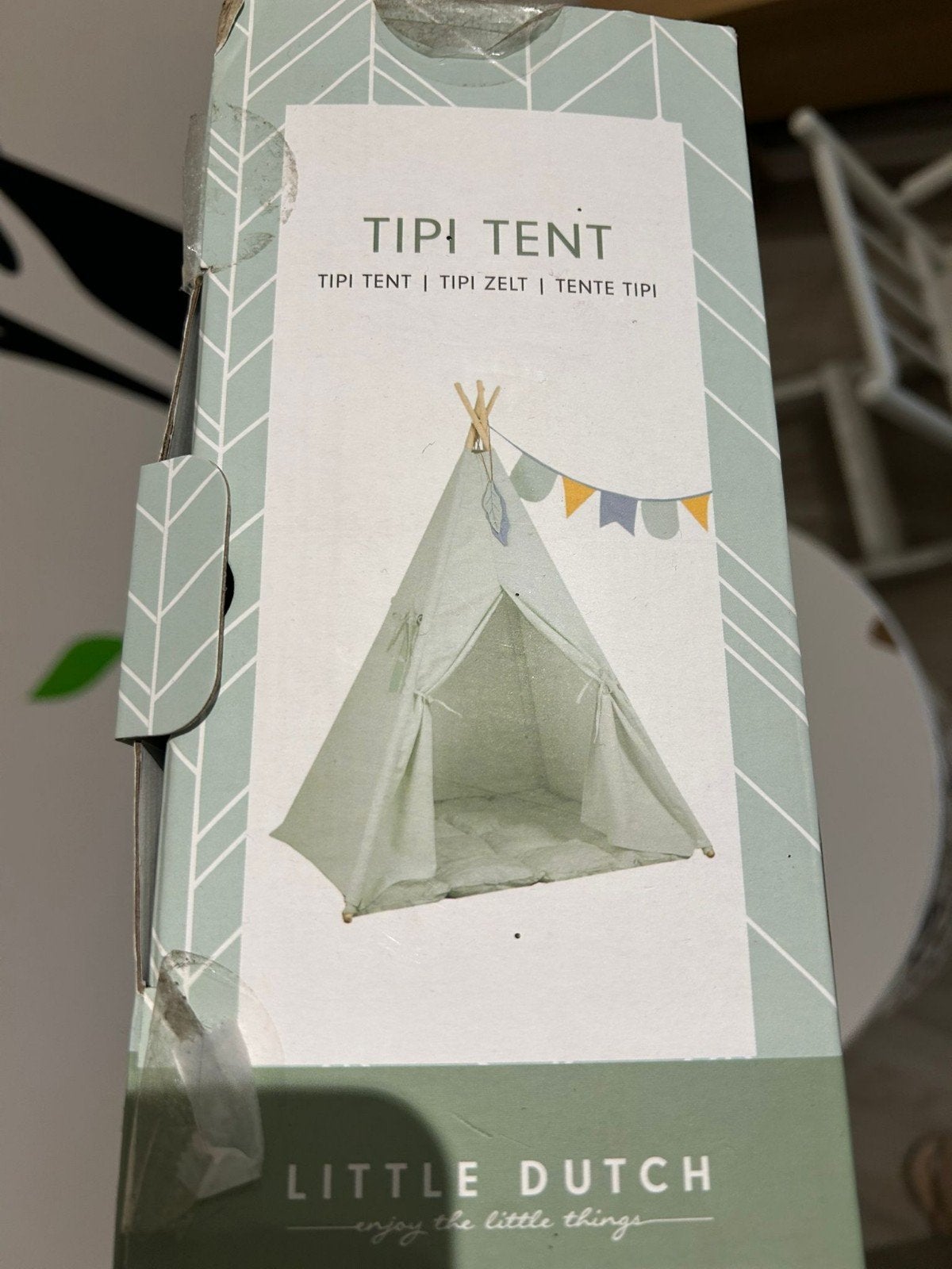 Tipi tent little duch, Ophalen