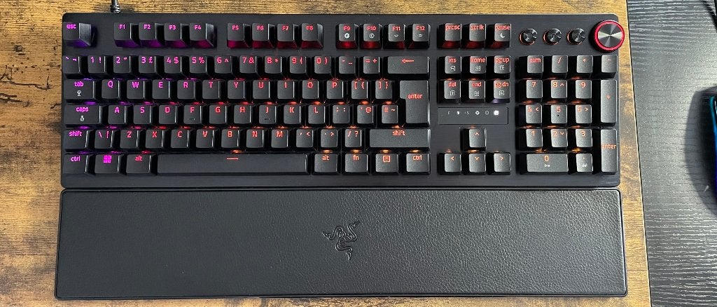 Toetsenbord Razer Huntsman V3 PRO, Computers en Software, Gebruikt, Gaming toetsenbord, Azerty, Ophalen of Verzenden
