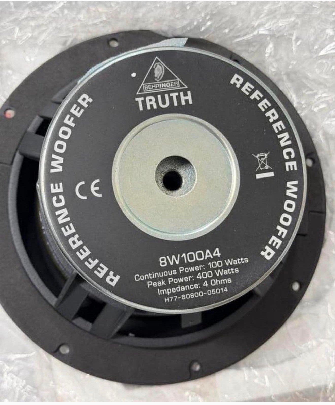 9” 23 cm Sub-Woofer Behringer Truth 8W100A4 100W RMS 400W, Ophalen of Verzenden, Nieuw, Subwoofer