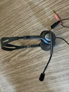 casque avec micro, TV, Hi-fi & Vidéo, Enlèvement, Utilisé, Gris