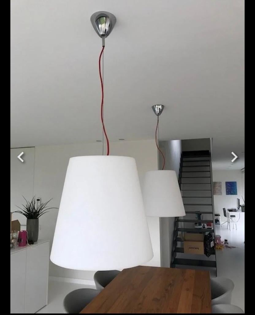2 x hanglamp Fontana Arte Amax, Huis en Inrichting, Ophalen, Zo goed als nieuw