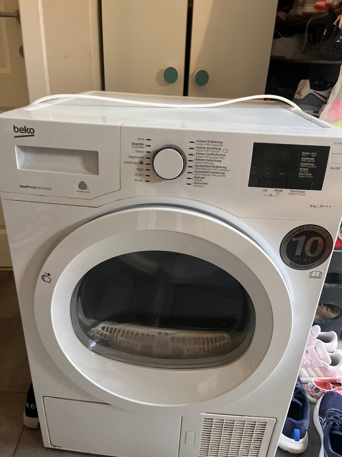 Séchoirs Beko, Electroménager, 6 à 8 kg, Classe énergétique A ou plus économe, Comme neuf, Enlèvement