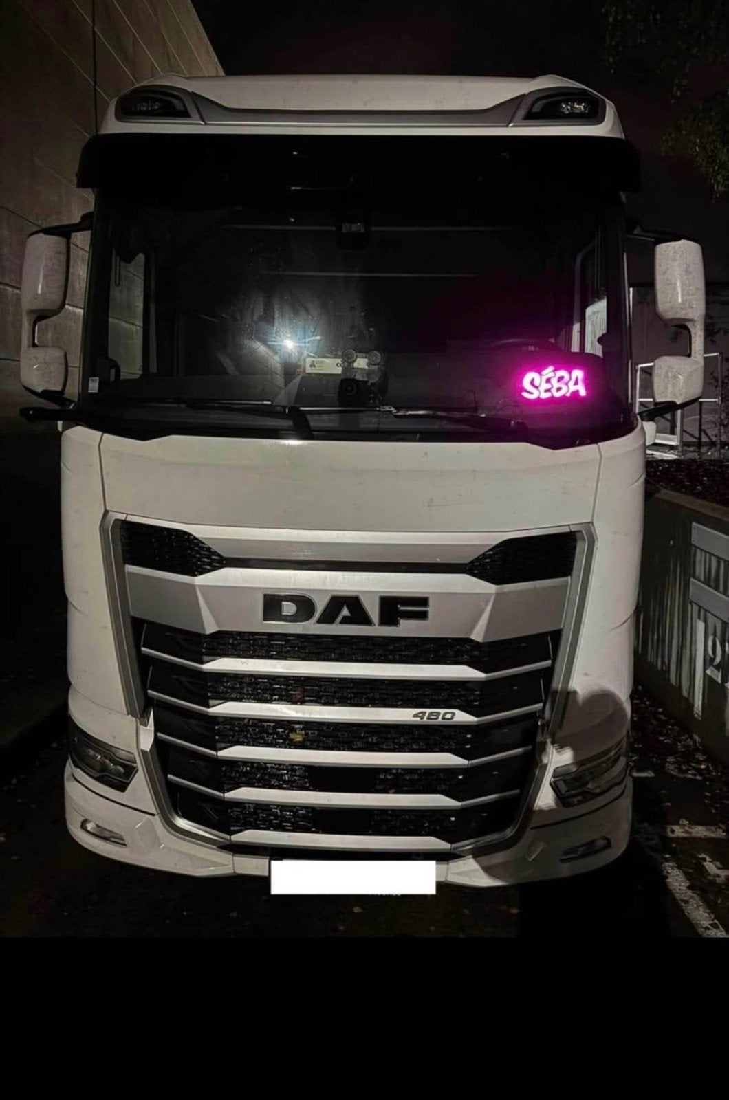 Enseigne Prénom LED Rgb Sur Mesure pour pare brise, Enlèvement ou Envoi